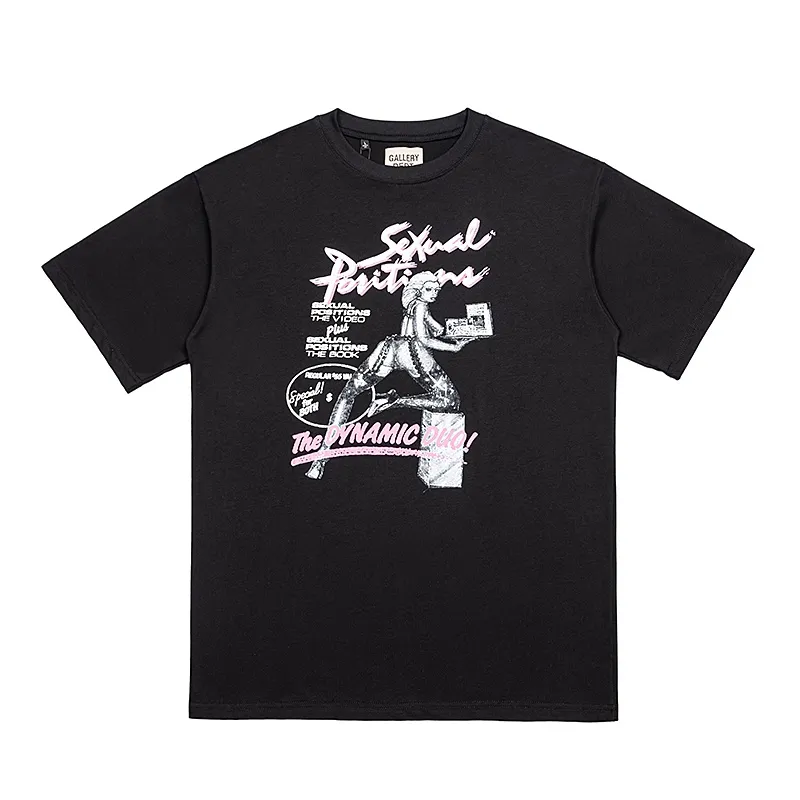 GALLERY. DEPT new short-sleeved T-shirt Style number: D2285P110 Color: Black White Size: S M L XL